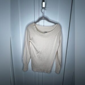 🚫SOLD🚫 Halogen Cream 100% Cashmere Sweater Women's Size Large